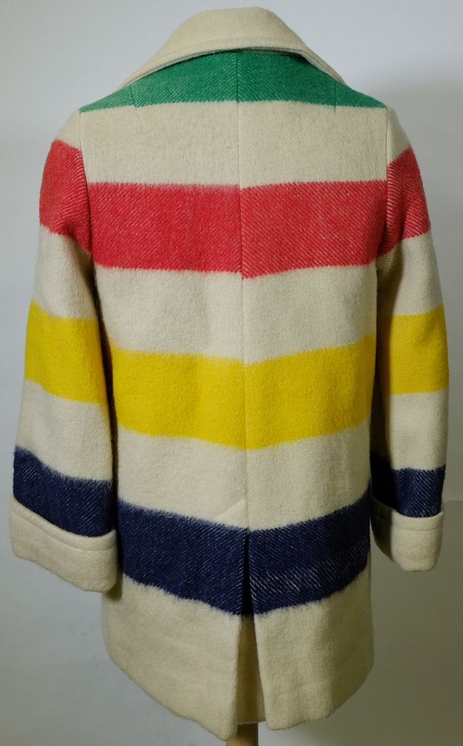 Vintage 1970s Hudson's Bay Company point blanket women's multi stripe